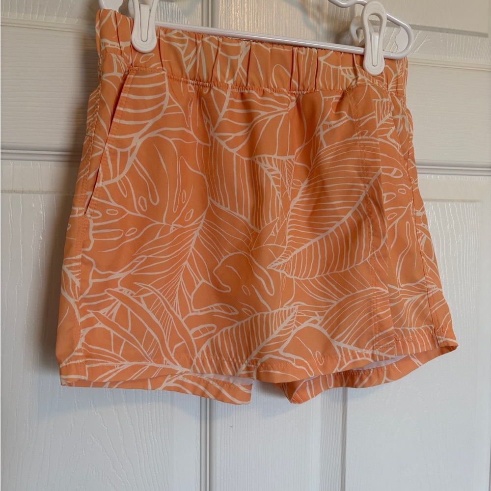 Old Navy Kids Tropical Orange Skorts
